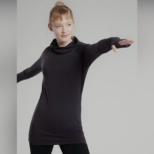 ATHLETA Women’s Essence Hooded Tunic Top Size Small
